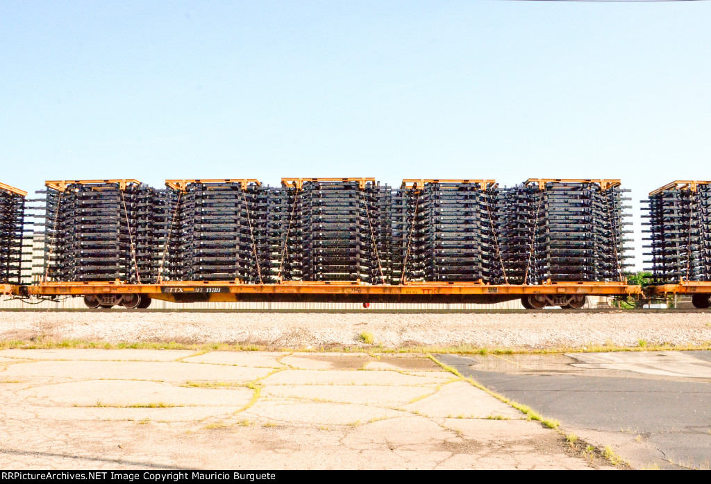 FTTX Flat Car with Truck Frames